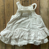 White Overall Dress | 3-6 mo | Pottery Barn