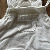 White Overall Dress | 3-6 mo | Pottery Barn
