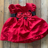 Fancy Red Dress | 3-6 mo | Little Me