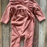 Pink Ruffle Shoulder Flower Romper | Cat & Jack