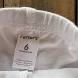 White Pants | 3-6 mo | Carter's