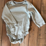 Light Blue Long Sleeve Onesie | Cloud Island