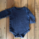 Dark Blue Long Sleeve Onesie | HB