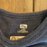 Dark Blue Long Sleeve Onesie | HB
