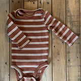 Brown Striped Long Sleeve Onesie | Carter's