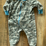 Camo Zip Up Pajama | 3-6 mo | Onesies