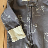 Bears & Bunnies Zip Up Pajama | Cloud Island