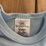 Light Blue Long Sleeve Onesie | Little Beginnings