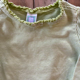 Green Stripe Sweatshirt | 2T | Little Me