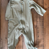 Light Green Zip Up Pajama | Carter's