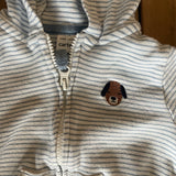 Striped Puppy Zip Up Hoodie | Carter's