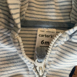 Striped Puppy Zip Up Hoodie | Carter's