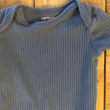 Blue Ribbed Onesie | 9-12 mo | Carter's