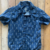 Navy Short Sleeve Button Up | Wonder Nation