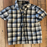 Black & White Checkered Shirt | 12-18 mo | Garanimals