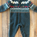 Knit Winter Romper | 6-9 mo | Old Navy