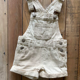 Cream Short Overalls | Wonder Nation