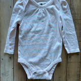 Striped Long Sleeve Onesie | Baby Gap