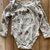 Flutter Shoulder Minnie Mouse Long Sleeve Onesie | Disney