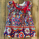 Funky Flowers Dress | 6-9 mo | Bonnie Baby