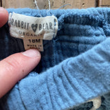 Blue Muslin Organic Shorts | Rabbit + Bear