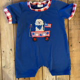4th Of July Romper | 6-9 mo
