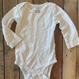 White Pointelle Onesie | 6-9 mo | Carter's