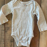 Grey Pointelle Onesie | 6-9 mo | Carter's
