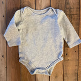 Gray Onesie | 6-9 mo | HB