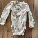 Strawberry Wrap and Snap Onesie | newborn | Carter's