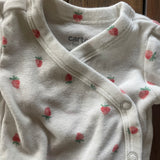 Strawberry Wrap and Snap Onesie | newborn | Carter's