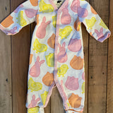 Hoppy Easter Snap Up Pajama | 0-3 mo | Monica + Andy