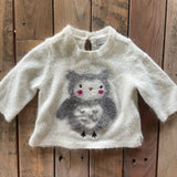 Fuzzy Owl Sweater | newborn | Carter's