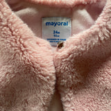 Pink Fuzzy Vest | 18-24 | Mayoral