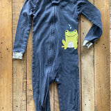 Little Frog Zip Up Pajama | 4T | Carter's