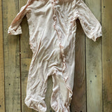 Ruffle Zip Up Pajama | 3-6 mo | MilkBerry