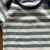 Blue Striped Short Sleeve Onesie | Carter's