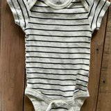 Striped Short Sleeve Onesie | Gerber