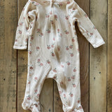 Apple a Day Zip Up Pajama | 0-3 mo | Gerber