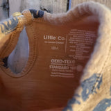 Mustard Dark Bison Print Dress | 12-18 mo | Little Co.