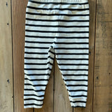 Black & White Striped Leggings | Cloud Island
