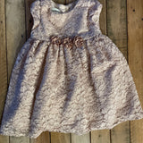 Pink Lace Dress | 12-18 mo