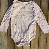 Pink Little Dogs Onesie | 12-18 mo | The Black Dog