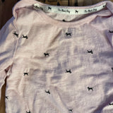 Pink Little Dogs Onesie | 12-18 mo | The Black Dog