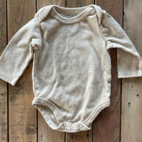 Plain Beige Onesie | 0-3 mo | First Impressions
