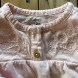 Pink Long Sleeve Henley Onesie | Carter's