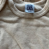 Plain Beige Onesie | 0-3 mo | Little Lad