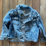 Denim Flower Jacket | 3T | Cat & Jack