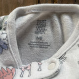 Little Animals Zip Up Pajama | newborn | Carter's