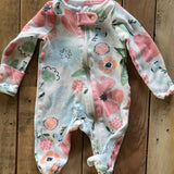 Little Flowers Zip Up Pajama | newborn | Carter's